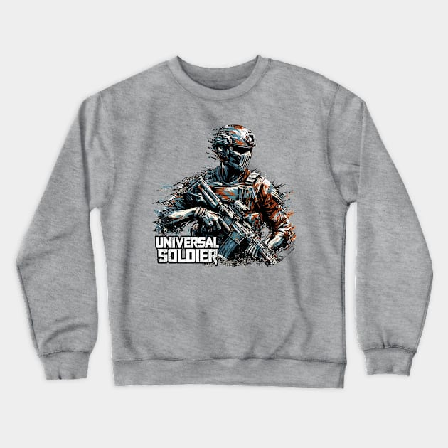 Universal Soldier Crewneck Sweatshirt by aswIDN